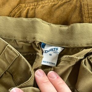 Duluth Trading Co Women’s Canvas joggers - Size 10